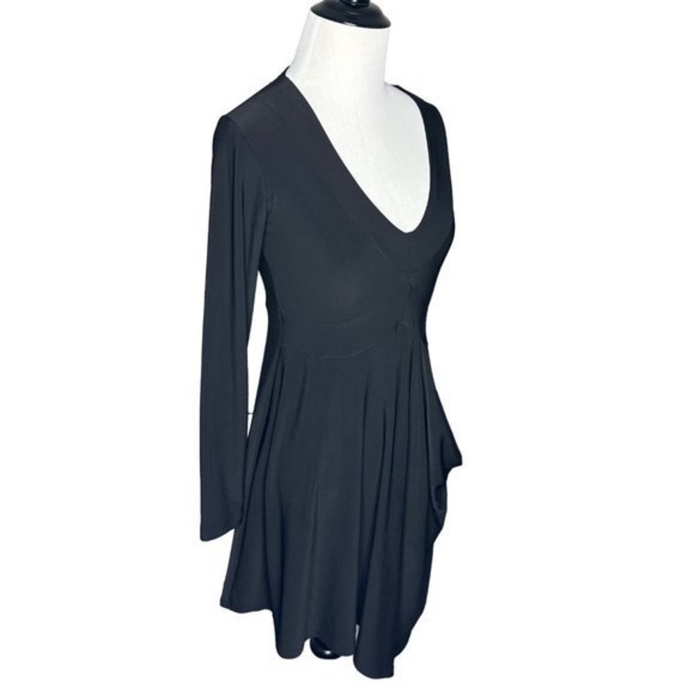 Sympli The‎ Best Black Long Sleeve Midi Dress Size 2 - Picture 4 of 5
